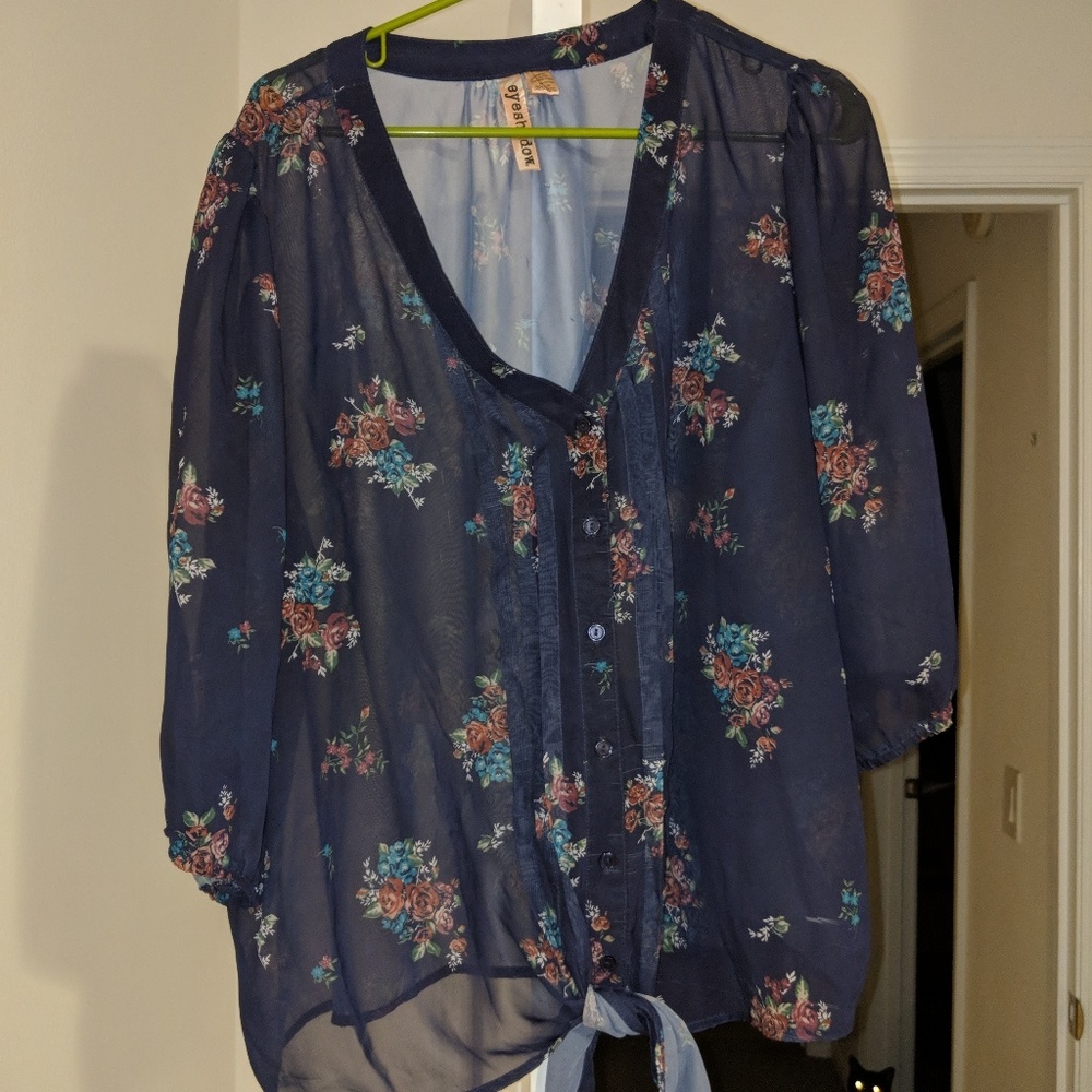 2x boho floral blouse